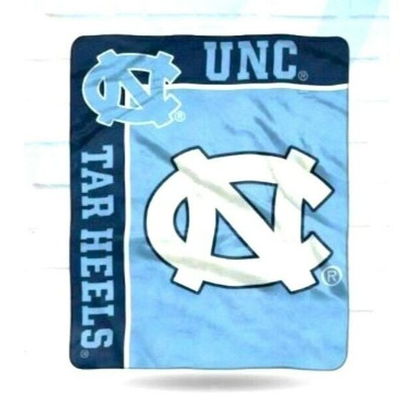 Northwest Bedding North Carolina Tar Heels Blanket Soft Royal Plush